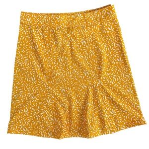 Rip Skirt Yellow Floral Short Wrap Skirt Cover Up Lightweight Fast Drying